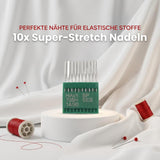 10x Super-Stretch Nadeln 130/705H (HAx1) Stärke 90