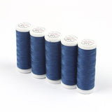 Ackermann Universal Nähgarn Stärke 120 - 5x 200 m, Farbe 0731 marineblau