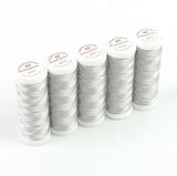 Ackermann Embroidery Nähgarn Stärke 40 - 5x 260 m, Farbe 2901 silber