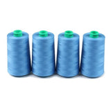 Ackermann Universal Nähgarn Stärke 120 - 4x 5.000 m, Farbe 7274 azurblau