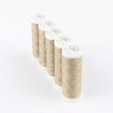 Ackermann Universal Nähgarn Stärke 120 - 5x 200 m, Farbe 0764 dunkelbeige