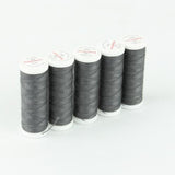 Ackermann Jeans Nähgarn Stärke 30 - 5x 70 m, Farbe 7961 dunkelgrau