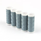 Ackermann Universal Nähgarn Stärke 120 - 5x 200 m, Farbe 0781 graublau