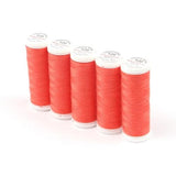 Ackermann Universal Nähgarn Stärke 120 - 5x 200 m, Farbe 7112 dunkles lachsrosa