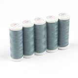 Ackermann Universal Nähgarn Stärke 120 - 5x 200 m, Farbe 0781 graublau