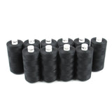 Ackermann Premium Nähgarn Stärke 120 - 10x 1.000 m, Farbe 0799 schwarz