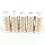 Ackermann Embroidery Nähgarn Stärke 40 - 5x 260 m, Farbe 2986 beige