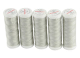 Ackermann Jeans Nähgarn Stärke 30 - 5x 70 m, Farbe 8097 helles beigegrau