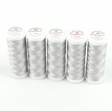 Ackermann Embroidery Nähgarn Stärke 40 - 5x 260 m, Farbe 2901 silber