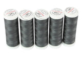 Ackermann Universal Nähgarn Stärke 120 - 5x 200 m, Farbe 0847 dunkelgrau