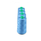 Ackermann Universal Nähgarn Stärke 120 - 4x 5.000 m, Farbe 7274 azurblau