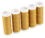 Ackermann Universal Nähgarn Stärke 120 - 5x 200 m, Farbe 7501 beige