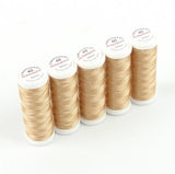 Ackermann Embroidery Nähgarn Stärke 40 - 5x 260 m, Farbe 3617 helles goldbeige