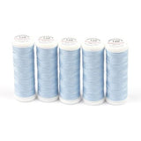 Ackermann Universal Nähgarn Stärke 120 - 5x 200 m, Farbe 8037 hellblau