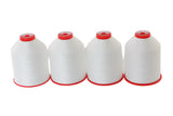 4x 5.000m ACKERMANN ELEGANT 120, 100% Polyester, Stärke 120, Farbauswahl