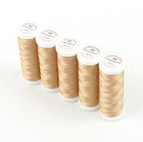 Ackermann Embroidery Nähgarn Stärke 40 - 5x 260 m, Farbe 3617 helles goldbeige