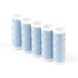 Ackermann Universal Nähgarn Stärke 120 - 5x 200 m, Farbe 8037 hellblau