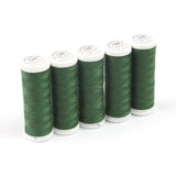 Ackermann Universal Nähgarn Stärke 120 - 5x 200 m, Farbe 7472 flaschengrün