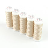 Ackermann Embroidery Nähgarn Stärke 40 - 5x 260 m, Farbe 2986 beige