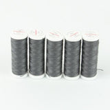 Ackermann Jeans Nähgarn Stärke 30 - 5x 70 m, Farbe 7961 dunkelgrau