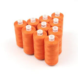 Ackermann Universal Nähgarn Stärke 120 - 10x 1.000 m, Farbe 0920 orange