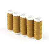Ackermann Universal Nähgarn Stärke 120 - 5x 200 m, Farbe 7511 gold