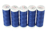 Ackermann Universal Nähgarn Stärke 120 - 5x 200 m, Farbe 0737 dunkelblau