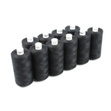 Ackermann Premium Nähgarn Stärke 120 - 10x 1.000 m, Farbe 0799 schwarz