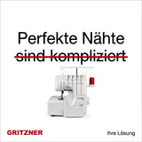 Gritzner 788 Overlock - 2/3/4-Faden mit Freiarm & LED