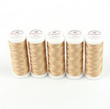 Ackermann Embroidery Nähgarn Stärke 40 - 5x 260 m, Farbe 3617 helles goldbeige