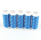 Ackermann Embroidery Nähgarn Stärke 40 - 5x 260 m, Farbe 2855 blau