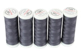 Ackermann Universal Nähgarn Stärke 120 - 5x 200 m, Farbe 0787 dunkles violettgrau