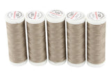 Ackermann Universal Nähgarn Stärke 120 - 5x 200 m, Farbe 7741 helles braunbeige
