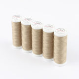 Ackermann Universal Nähgarn Stärke 120 - 5x 200 m, Farbe 0764 dunkelbeige