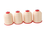 4x 5.000m ACKERMANN ELEGANT 120, 100% Polyester, Stärke 120, Farbauswahl