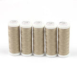 Ackermann Universal Nähgarn Stärke 120 - 5x 200 m, Farbe 0876 dunkelbeige