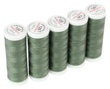 Ackermann Universal Nähgarn Stärke 120 - 5x 200 m, Farbe 0757 olivgrün
