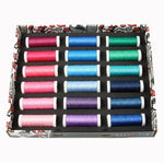 ACKERMANN® EMBROIDERY Box - Stickgarn, 72 Farben a 260m, Stärke 40